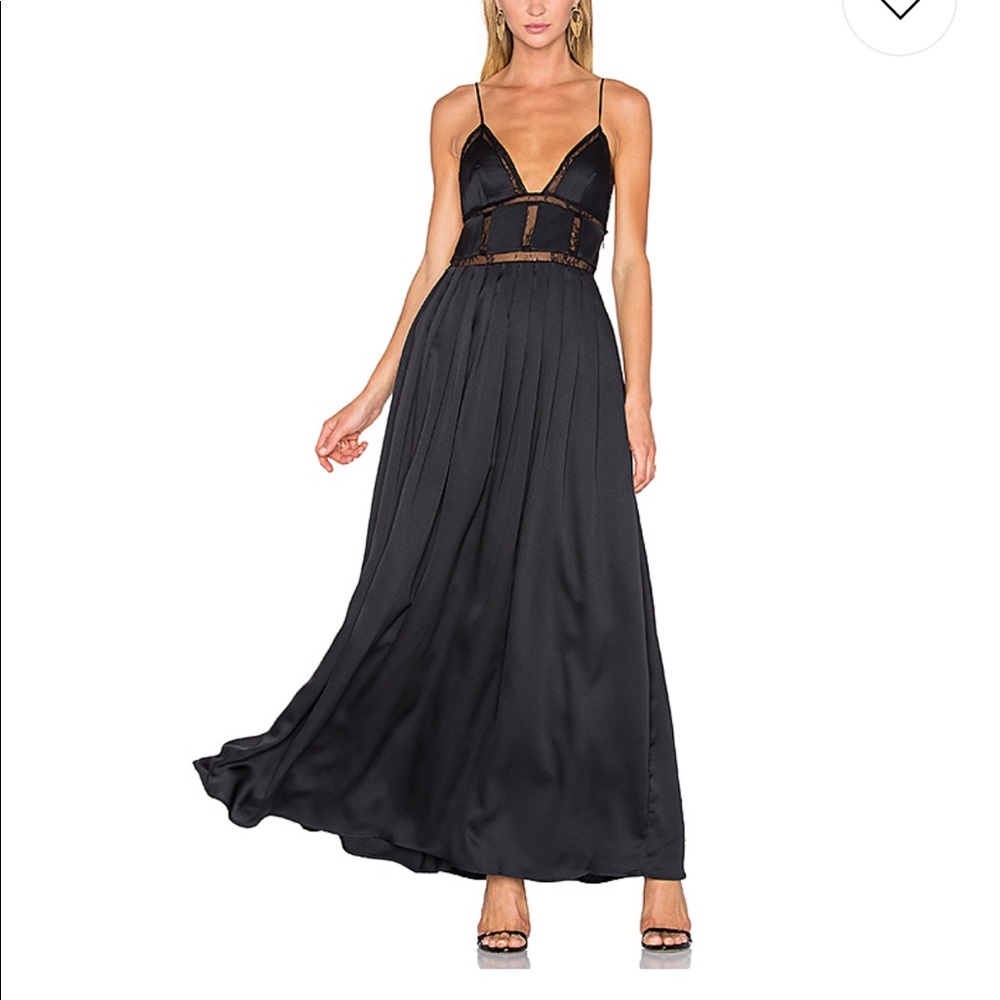 - Revolve noelle dress in black by NBD